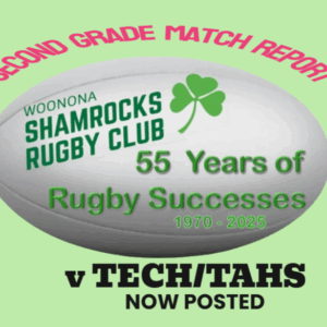 Shamrocks 2nd Grade Deliver Dominant Performance in Comprehensive Away Victory Against Tech/Tahs.